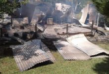 Misiones: Iglesia recibe donaciones para familia que quedó sin nada tras un incendio 2