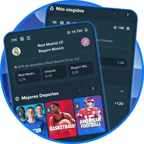 Apost&aacute; en vivo desde la cancha o el bar con la App de Stake.