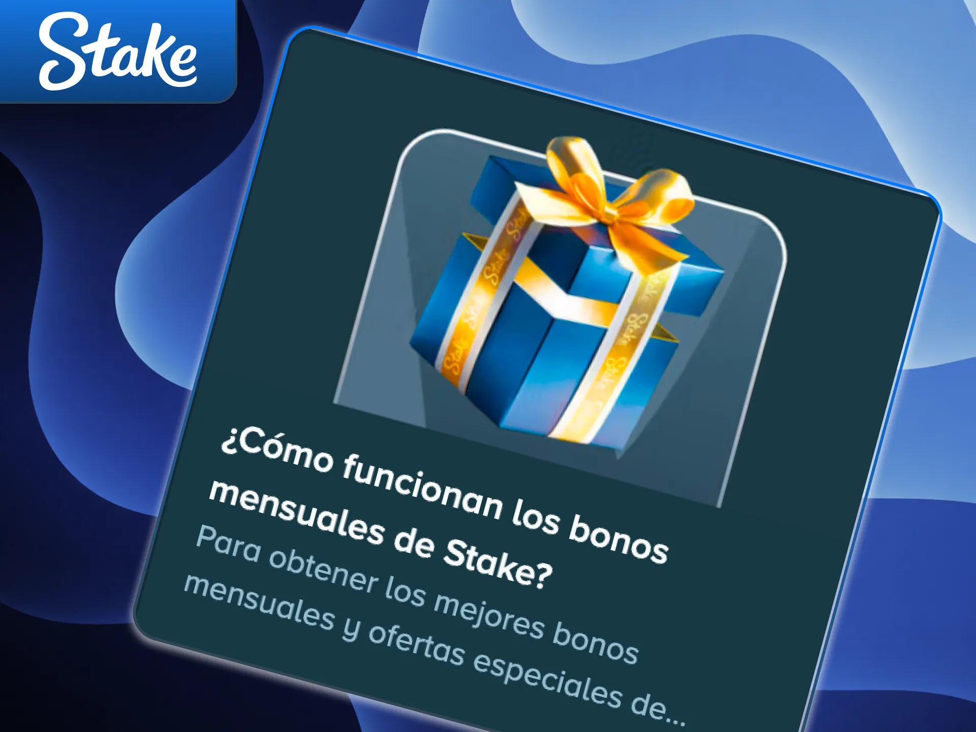 Activar el Bono Semanal te permite recibir recompensas recurrentes en Stake.