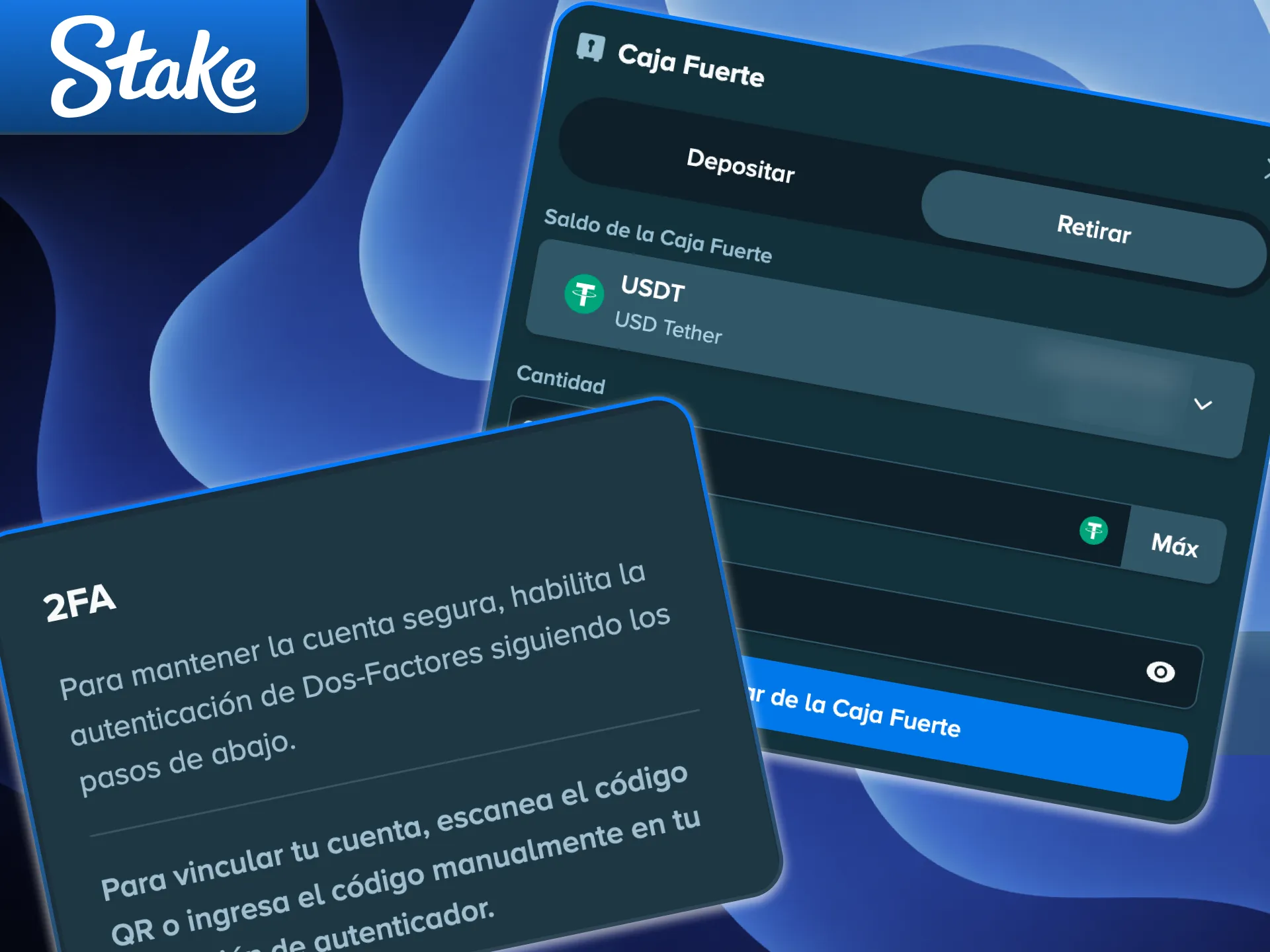 Maximiz&aacute; tu protecci&oacute;n con la configuraci&oacute;n de retiro y 2FA en Stake.