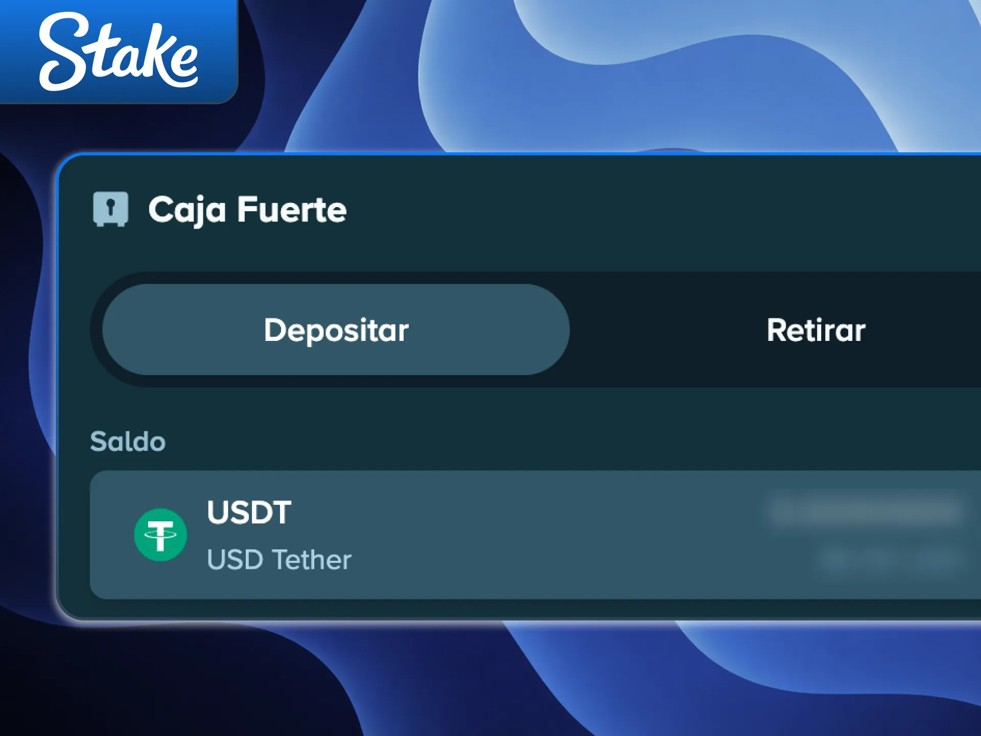 Inici&aacute; el proceso con la obtenci&oacute;n de la direcci&oacute;n de dep&oacute;sito en Stake.