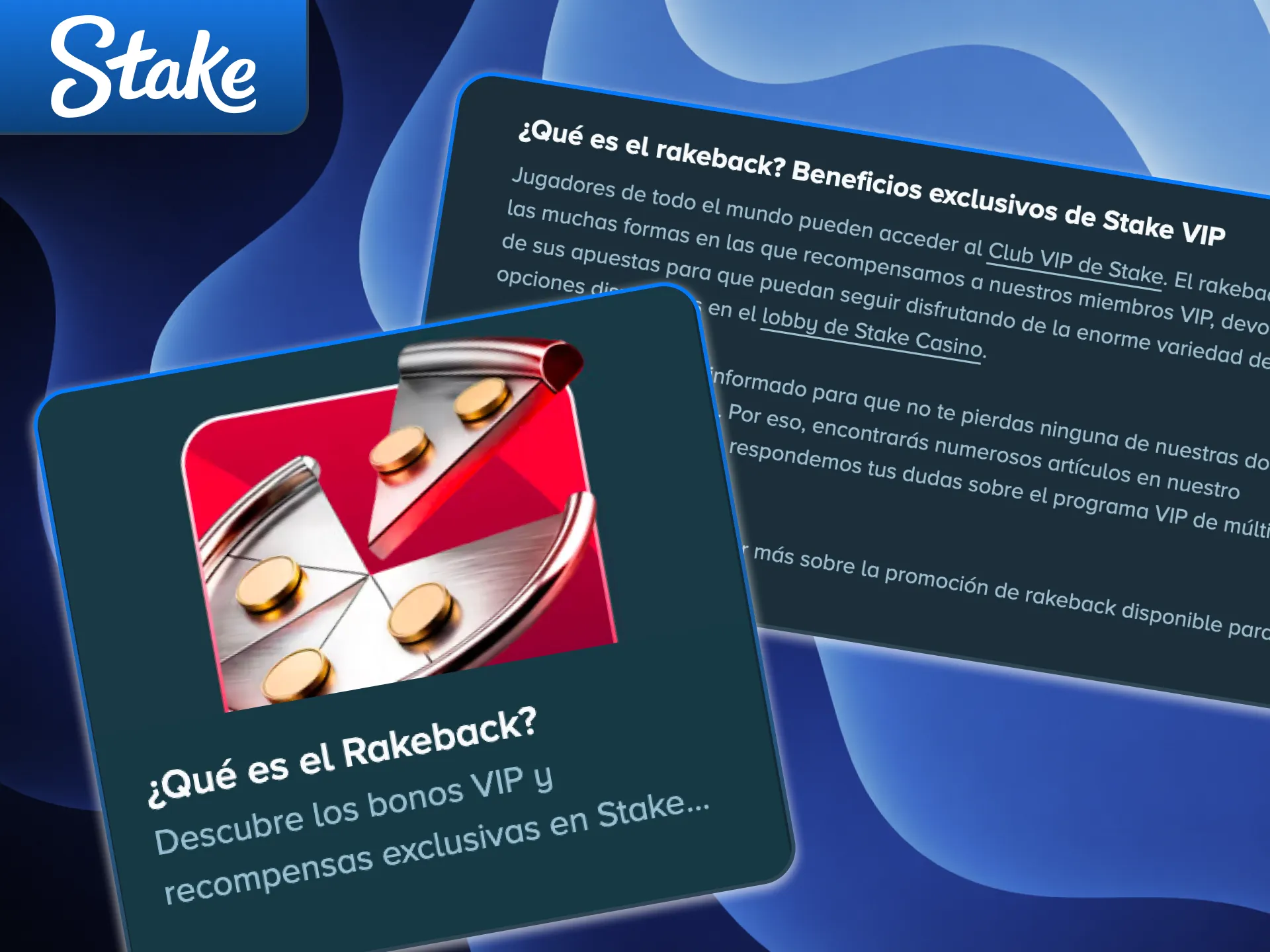 Maximiza tus ganancias con el Rakeback Instant&aacute;neo disponible en Stake.