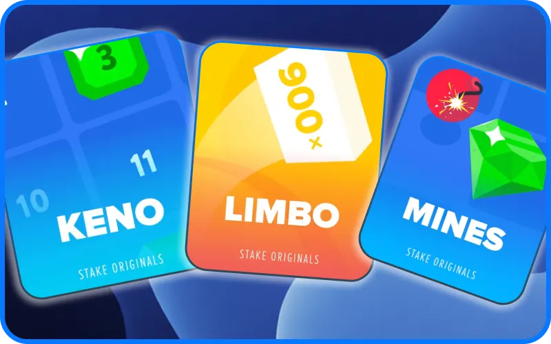 Jugá a los juegos instantáneos y ganá en Stake.